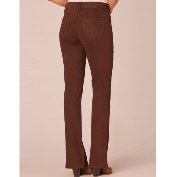 Never Worn Teal Democracy "Ab"solution Mid-Rise Bootcut Pants Size 10 - Picture 4 of 12